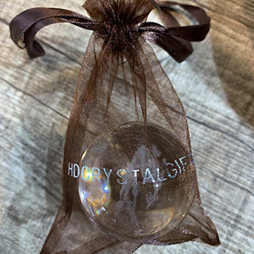 Hdcrystalgifts Crystal 2.4 Inch (60Mm) Chinese Dragon Crystal Ball With Sliver-Plated Flowering Stand,Fengshui Glass Loong Ball Home Decoration #TOP4