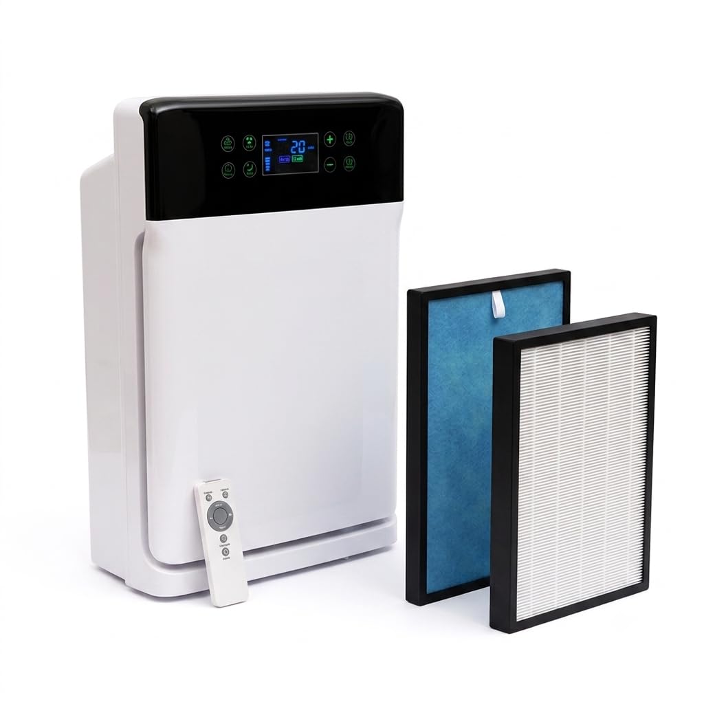 H14® Grade True HEPA and Activated Carbon Replacement Filter Set Compatible with Atlanta Beta 350 Air Purifier | Premium 2-in-1 PM2.5 & Odor Filter-image-49