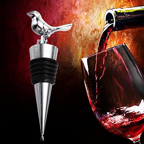 New Stainless Steel Love Bird Wine Stopper Bridal Wedding Gift Wine Bottle Stopper Wine Pourer