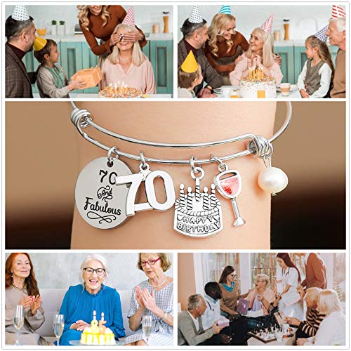 Image of Silver /14k Gold Plated Birthday Bracelet, Natural Healing Crystal Bracelet Gifts for Her Birthday for Daughter Granddaughter Friends Mom Grandma Sister