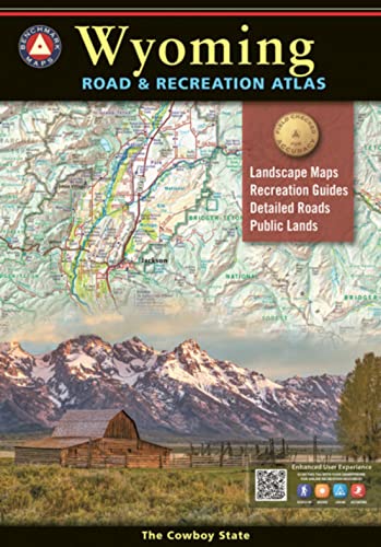 Wyoming Road & Recreation Atlas - 5th Edition, 2022 (Benchmark Road & Recreation Atlases)