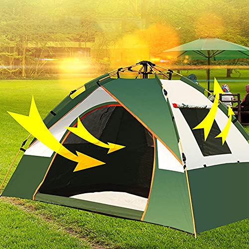 Carpa instantánea GeRRiT para camping familiar 2-4 personas miniatura 3