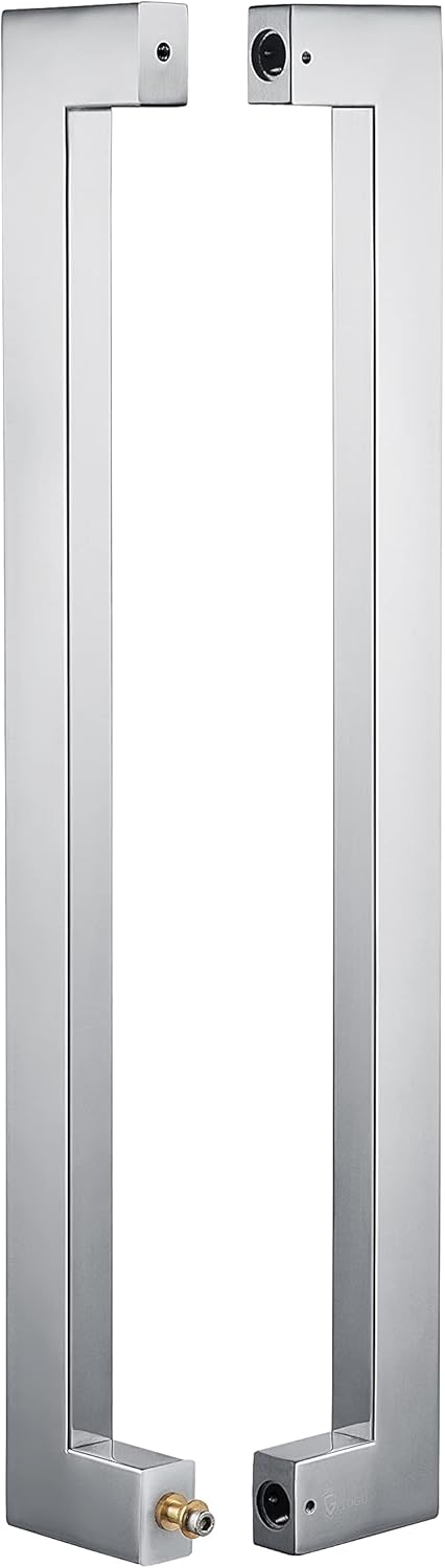 Blасk Frіdау - 40% оƒƒ TOGU TG-6013 24 inches Solid Standoffs Heavy-Duty Commercial Grade-304 Stainless Steel Push Pull Door Handle/Barn Door Pull Handle/Glass Pulls, Mirror Polished Chrome Finish