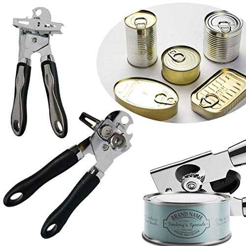 Abridor De Latas e Garrafa Multifuncional Em Aço Inox