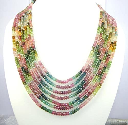 Perles de tourmaline pastèque LKBEADS haut de gamme pour création de bijoux uniques