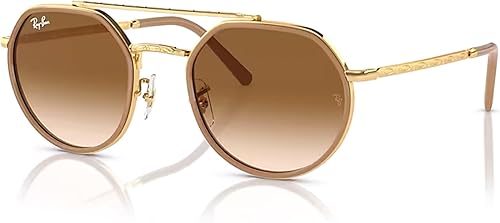Ray-Ban RB3765 - Gafas de sol hexagonales para hombre y mujer + paquete con kit de gafas de diseño iWear de cortesía