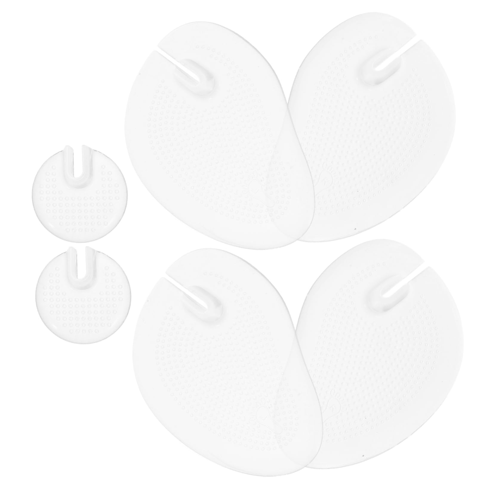 Semelle pour Talon Antidérapante en Gel Transparente, 3 Paires