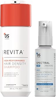 Hair Regrowth Stimulation Kit for Men| Spectral.UHP + Revita Shampoo