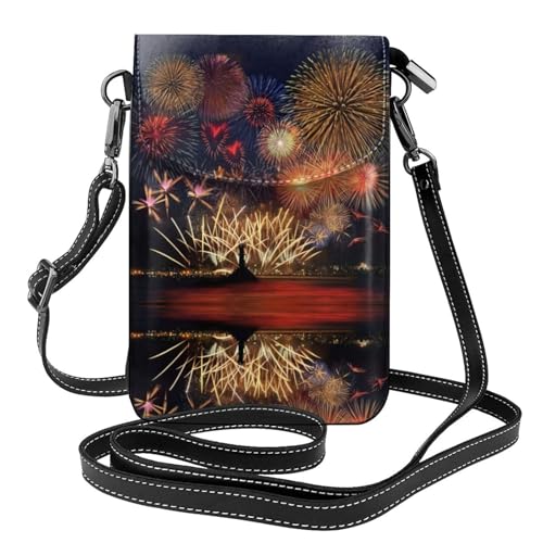 Sac à bandoulière imprimé feux d'artifice idéal pour vos voyages et escapades urbaines