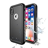 Cozycase Wasserdicht Hülle für iPhone X, Schutzhülle Ganzkörper Rugged Case [Staubdicht...