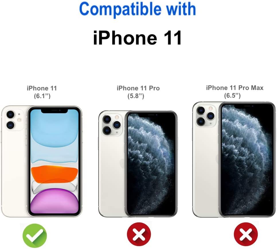 Image of NISHTECH for iPhone 11 Premium Hybrid Transparent Soft Slim Dust Proof Back Case Cover with Camera Protection