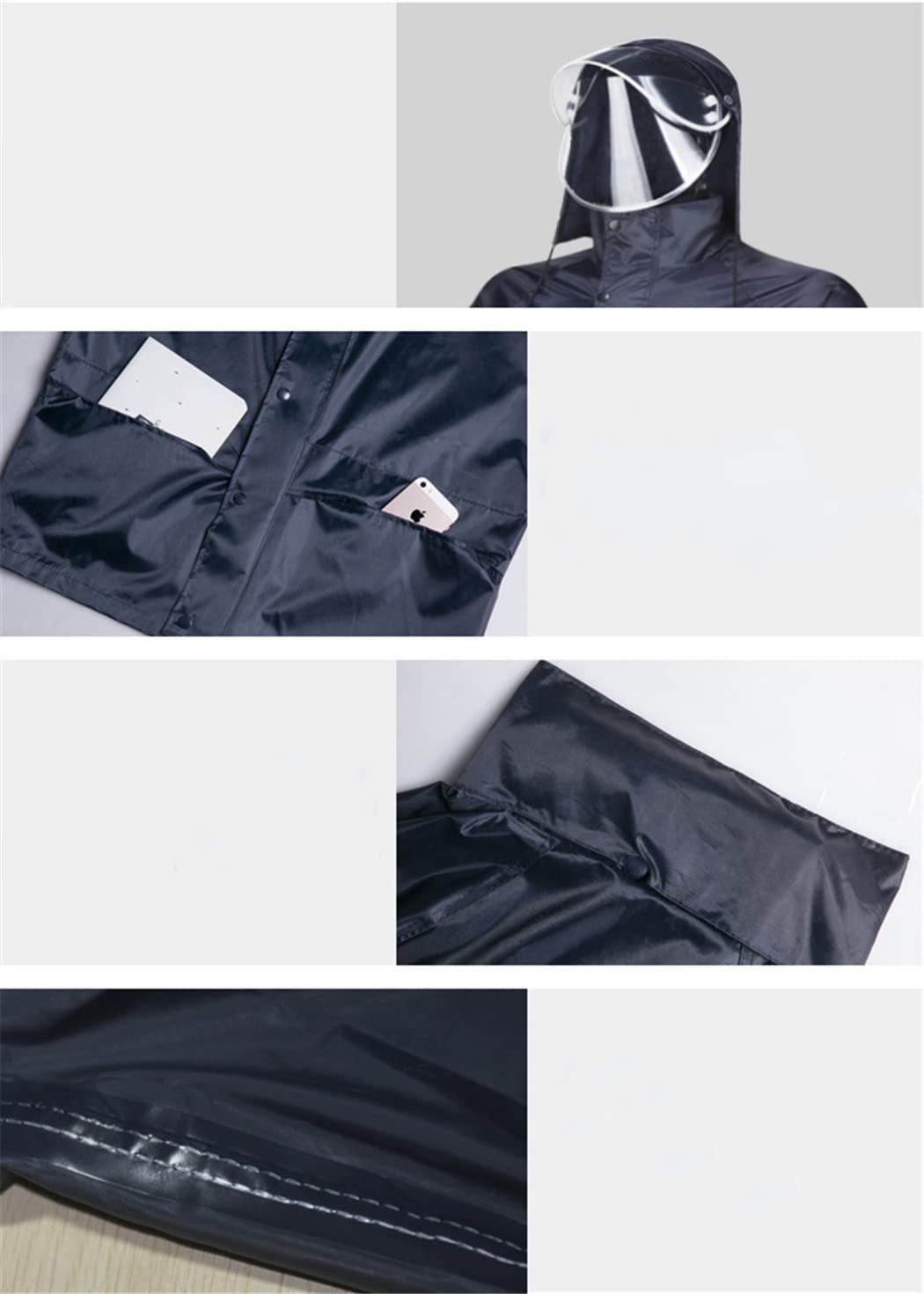 Impermeable Pantalones Split Motocicleta Montar Impermeable Impermeable