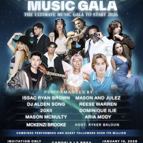 Reese Warren and Dominique Ilie Perform Tomorrow Artic Nights Music Gala at Candela La Brea -