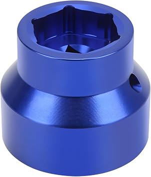 Bittwee Car Fuel Filter, Auto Oil Filter Socket Gasoline Automotive Replacement Reversible Engine Fuel Filter Cap Remover Installer Assistant Powerstroke Diesel, Universal for VehiclesBlue