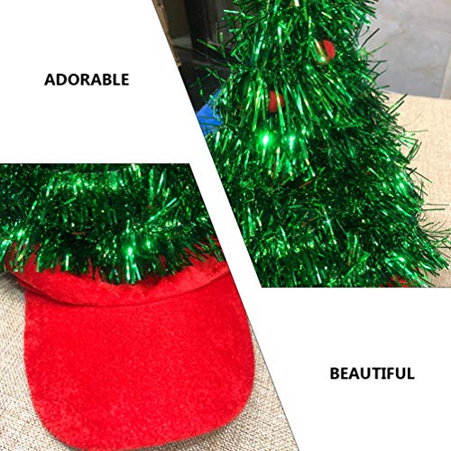 KESYOO Chapéu de Ãrvore de Natal Engraçado Enfeites de Natal Boné de Festa de Natal Novidade Chique
