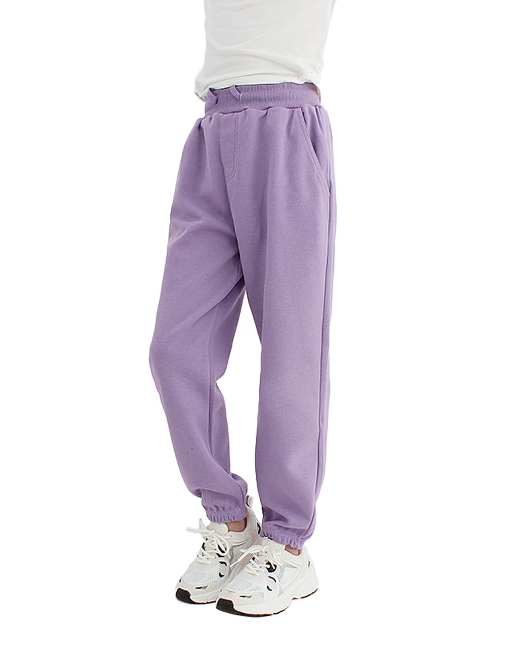 HahaNice Pantalones deportivos para niñas y niños, pantalones deportivos para niños de 5 a 12 años