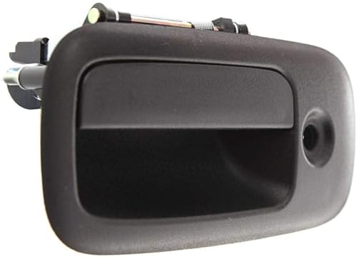Miniatura 3 de KarParts360 Manija de puerta para Chevy Express 1500 2500 3500 2003-2009 Exterior  Lado delantero del conductor  Negro texturizado  Ojo de cerradura