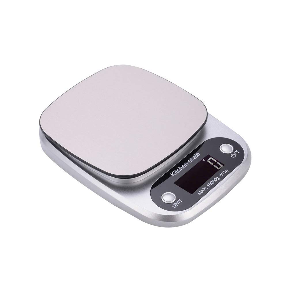 SaryEdge Food Scale Large Commercial Digital Produce Scales Highly Accurate Multifunction Precise And Tare Function Electronic For Cooking Baking,Silver,Silver