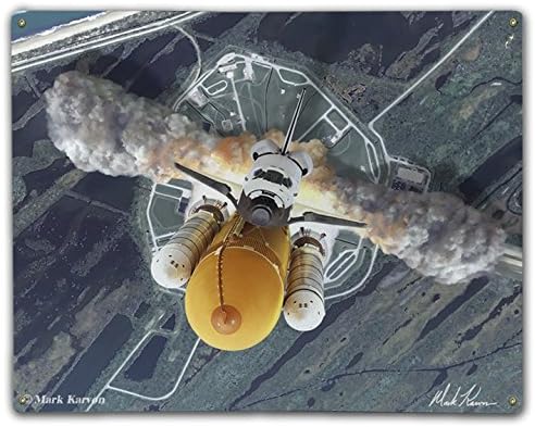 Space Shuttle - Classic Metal Sign (12''x15'')