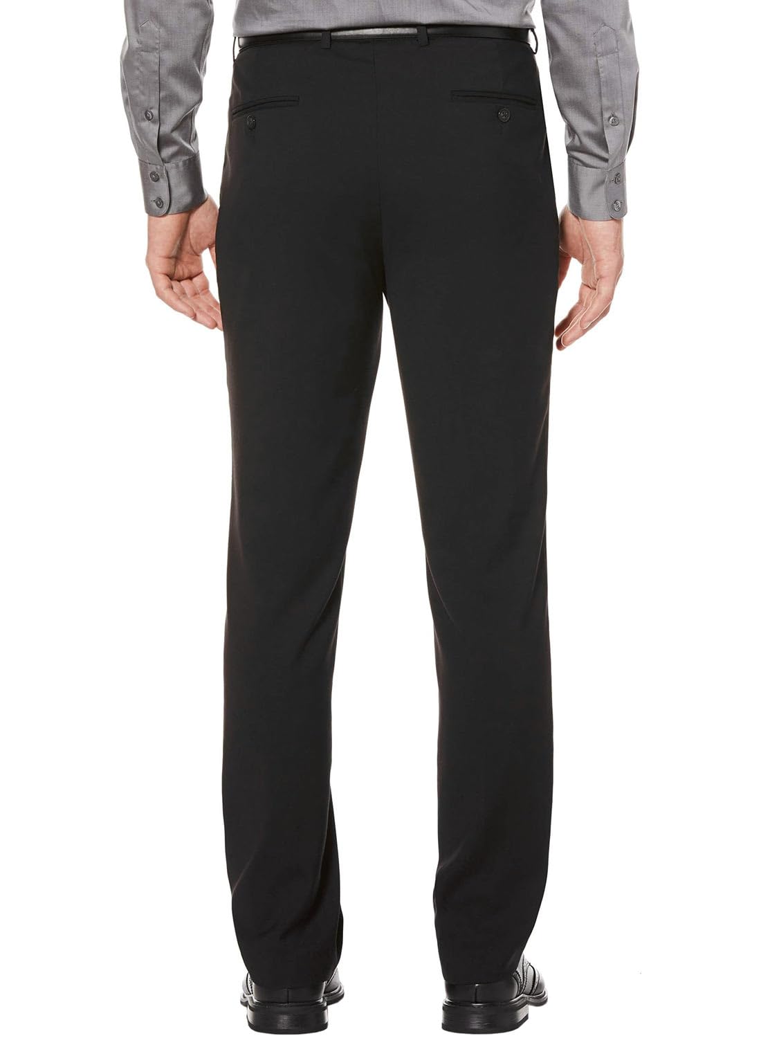 Perry Ellis Slim Fit Solid Stretch Pant Pantalones de Vestir para Hombre