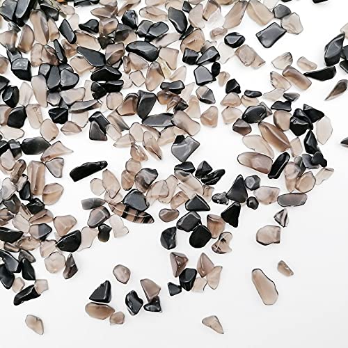 Image of 335g Assorted Tea Quartz Crystals Rocks Tea Crushed Crystal Quartz Tumbled Rocks and Crystals