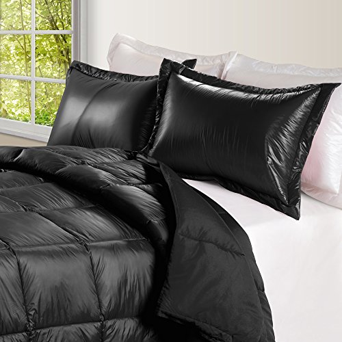PUFF High Loft Down Indoor/Outdoor Water Resistant Comforter with Extra Strong Nylon Cover