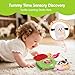 hahaland Baby Sensory Toys 6-12 Months – Montessori Farm Animal Hand Puppets with Rattle, Crinkle, Teether, Mirror – Multi-Sensory Infant Toys for Boys and Girls, Ideal Birthday Christmas Gift