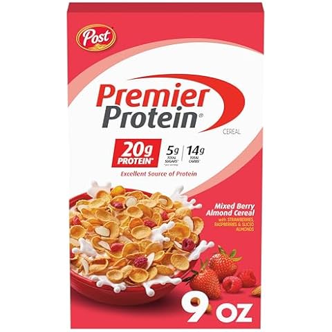 Post Premier Protein Mixed Berry Almond Cereal Cover