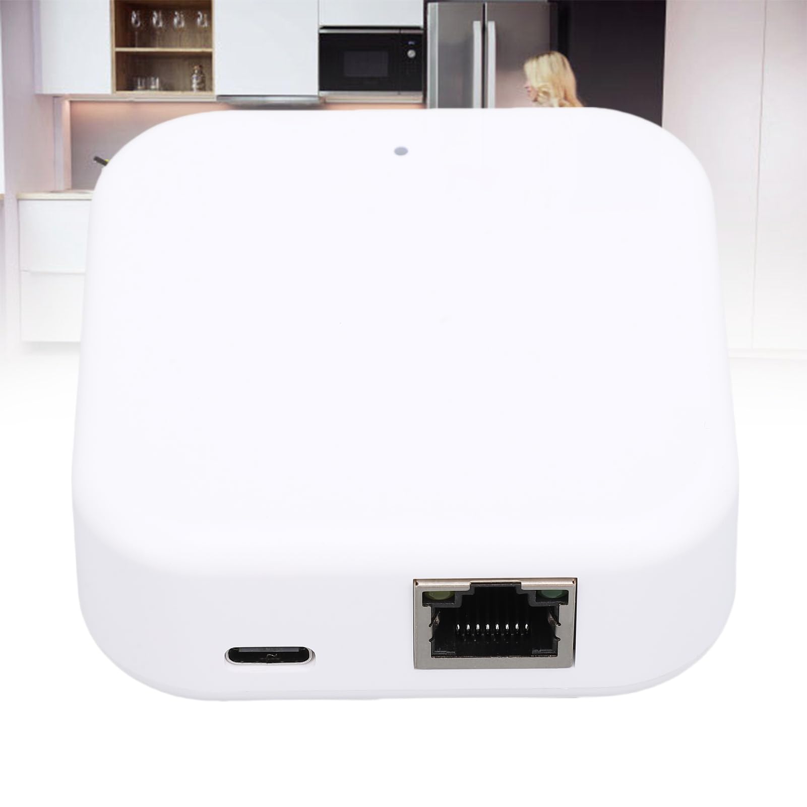 HEEPDD Passerelle WiFi Intelligente Bluetooth PoE, Hub Bluetooth RJ45 Multifonctionnel avec Alimentation sur Ethernet et Contrôle D'application Mobile pour Système de Maison