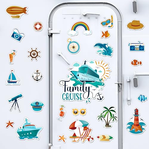Imanes Decorativos para Puertas Tema Crucero Familia 28 Piezas miniatura 4