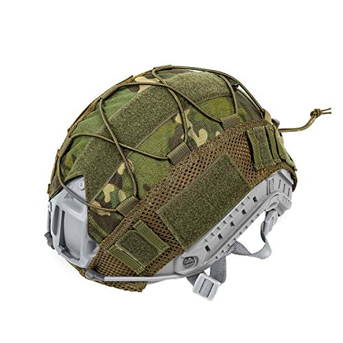 OneTigris ヘルメットカバー MC ヘルメット保護用 Fast PJ タイプに ヘッドウェア サバゲー (グリーン)