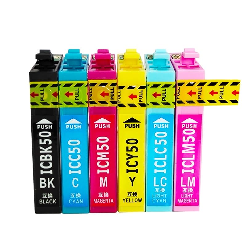 Cartouche ICLC50 bleu clair jet d'encre pour stopper les lignes sur PM-G4500