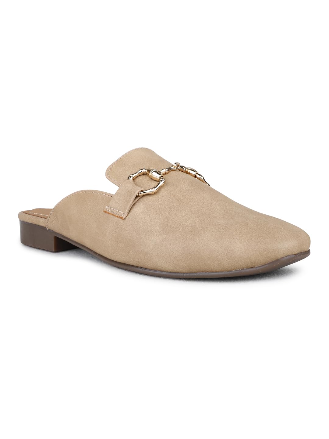inc.5 Womens Beige Work Solid One Toe Flat Mules-picture-27