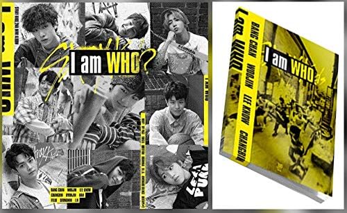 STRAY KIDS I am WHO 2nd Album [WHO ver.] Music CD + Folded Poster + Photo Book + 3 QR Photo Cards + Lyrics Poster + Store Gift (4 Photo Cards Set)