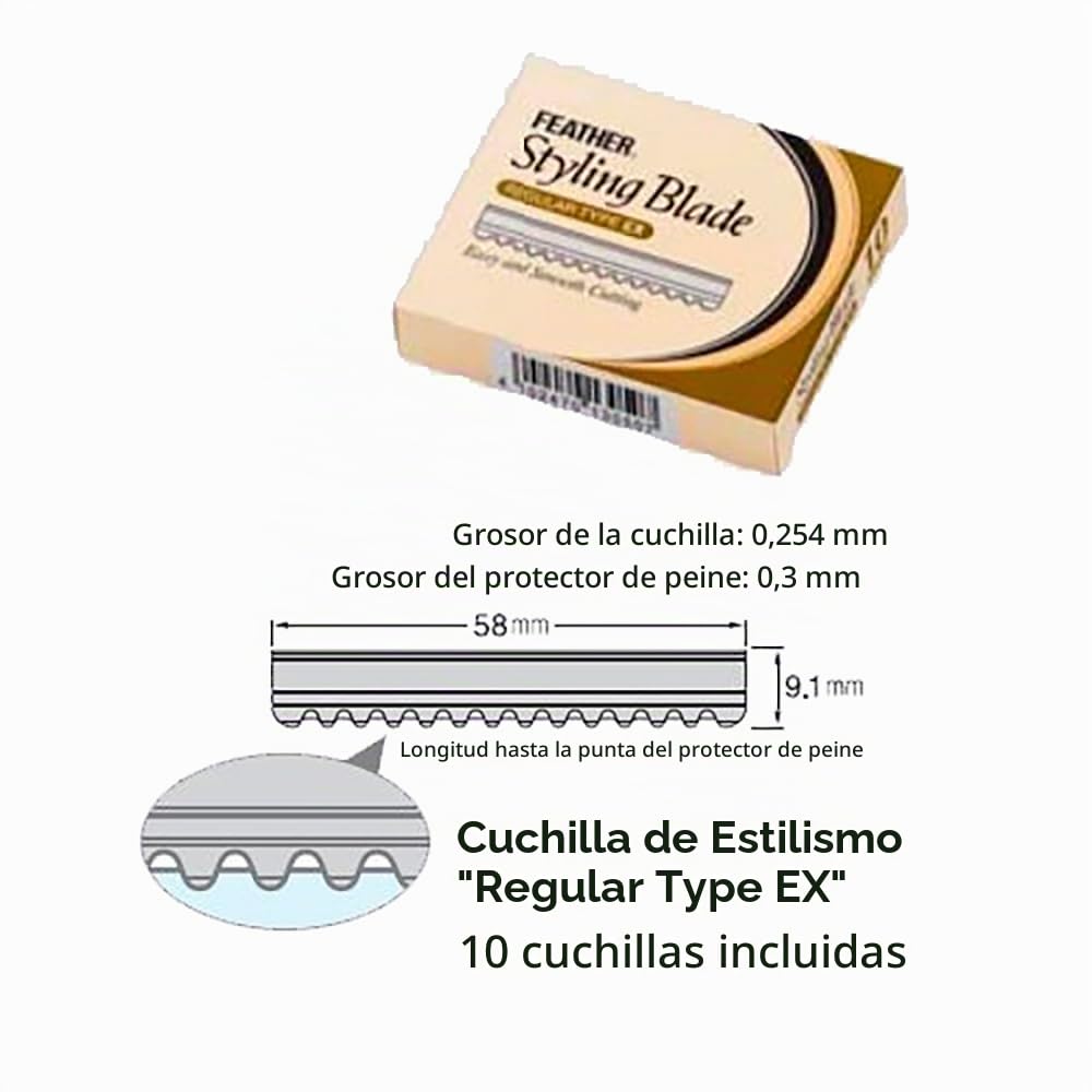 Feather Cuchillas de Afeitar - 50 gr