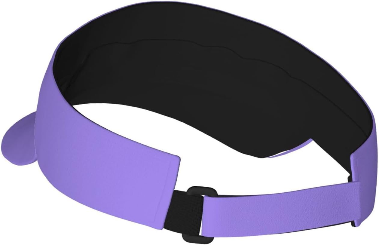 Print Sports Sun Visor Hats Adjustable Adult Sunscreen Visor Cap for Men Women. Black