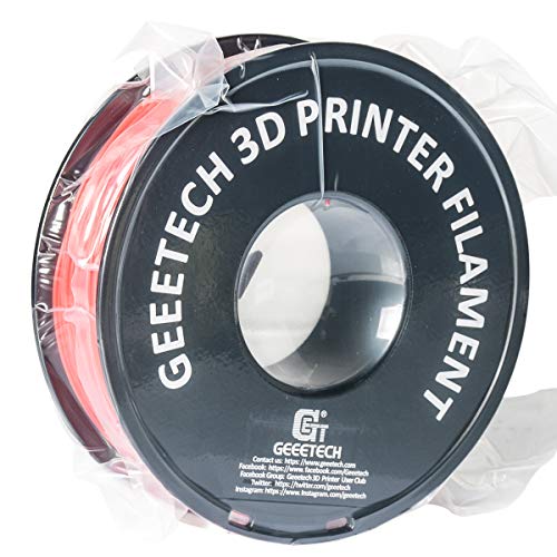 Image of Geeetech Red PLA Filament 1.75mm 1KG, 3D Printer Filament Dimensional Accuracy + /- 0.02 mm, 1kg per Spool(2.2lbs) 3D Printing Filament Fits for Most FDM 3D Printers
