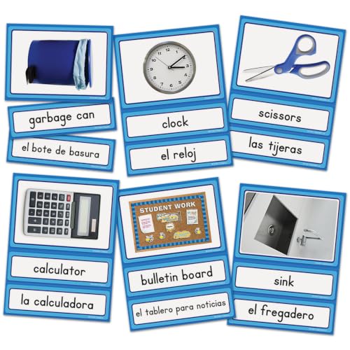 Edupress Spanish/English Classroom Labels Accents (EP63189) 6 x 8 inch