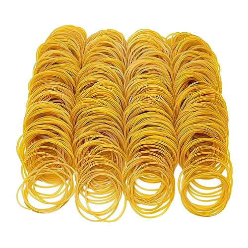 Bandas elásticas de goma, aprox. 300 piezas de bandas elásticas estacionarias originales naturales para el hogar, escuela, oficina, catapultas, manualidades, papelería, suministros de oficina