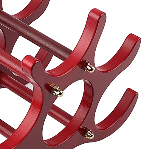 Soporte de madera para vino, 6 botellas, freestanding miniatura 6