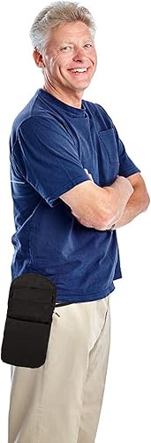 Miniatura 6 de Soporte para bolsa de drenaje de orina, fundas para bolsas de catéter con correa ajustable para la cintura y cubierta de tubo de catéter, funda para