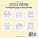 Little Things: A Bold and Easy Coloring Book of Simple and Cute Everyday Objects and Scenes – Perfect for Relaxation and Creativity, for Kids, Teens, and Adults Alike.