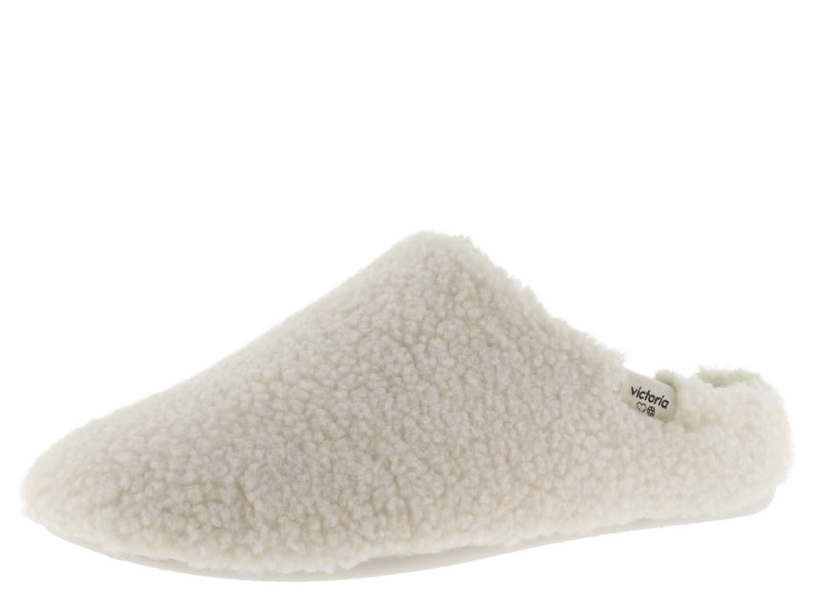 victoria Norte Sheepskin Slippers & Insole in Contrast 1081116 for Women Crudo 35