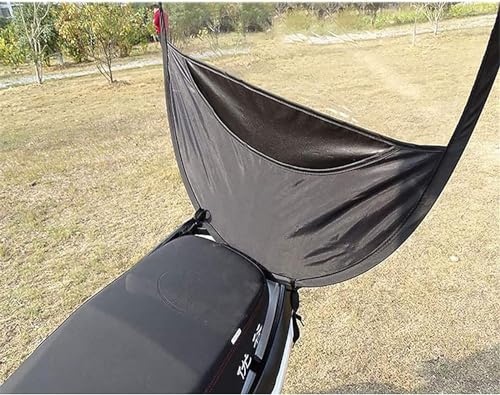 Paraguas para Scooter, Cubierta Universal Totalmente Cerrada e Impermeable, Protección contra Sol y Lluvia para Scooters Eléctricos, Diseño Plegable para Uso y Almacenamiento Fácil