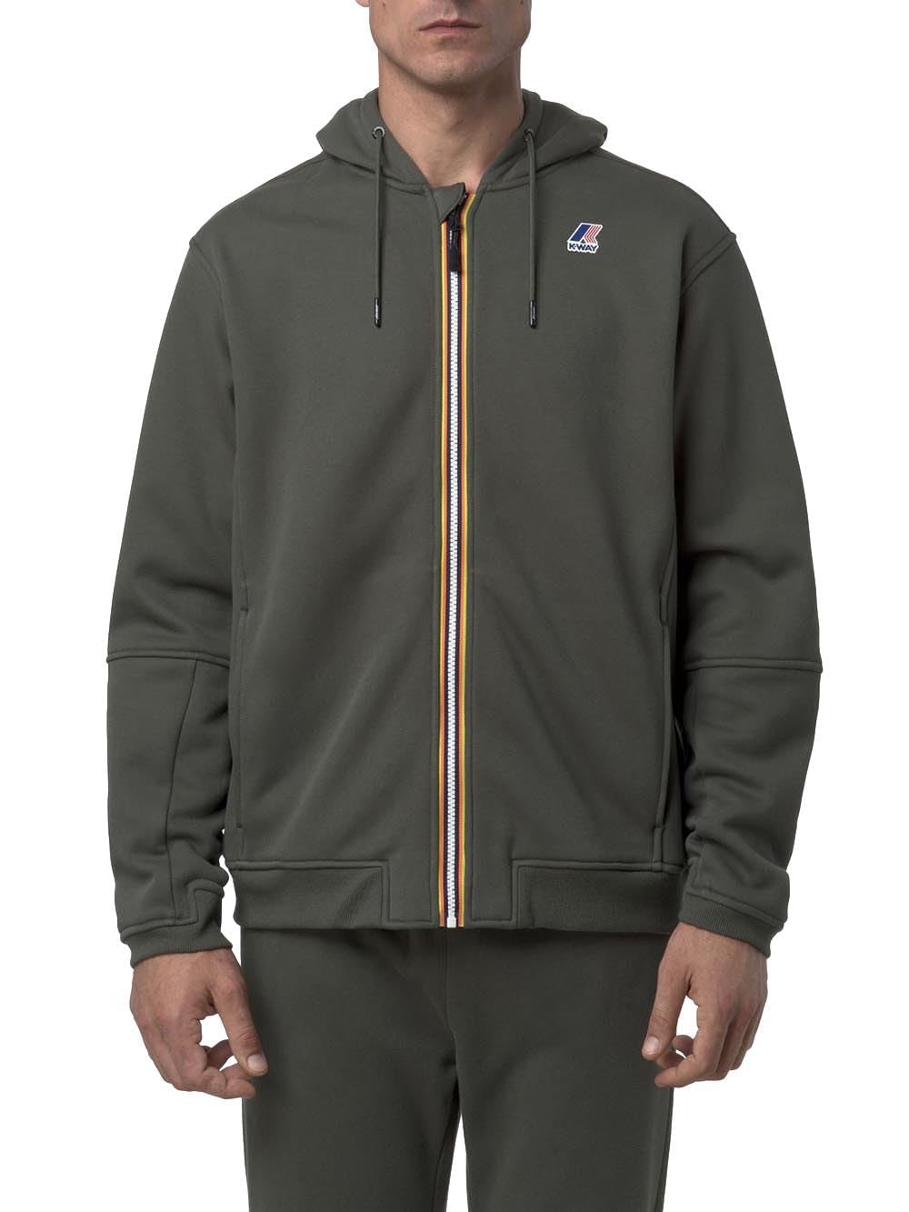 K-Way Prosper Brushed PC Felpa Uomo K4147lw Nero