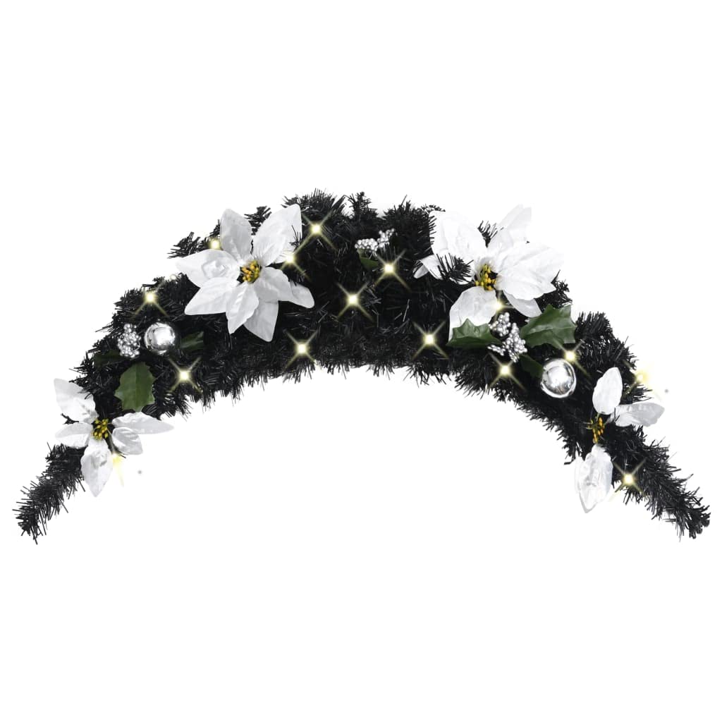 Arche de Noël noire 90 cm LED PVC : fini les décos fragiles - 7