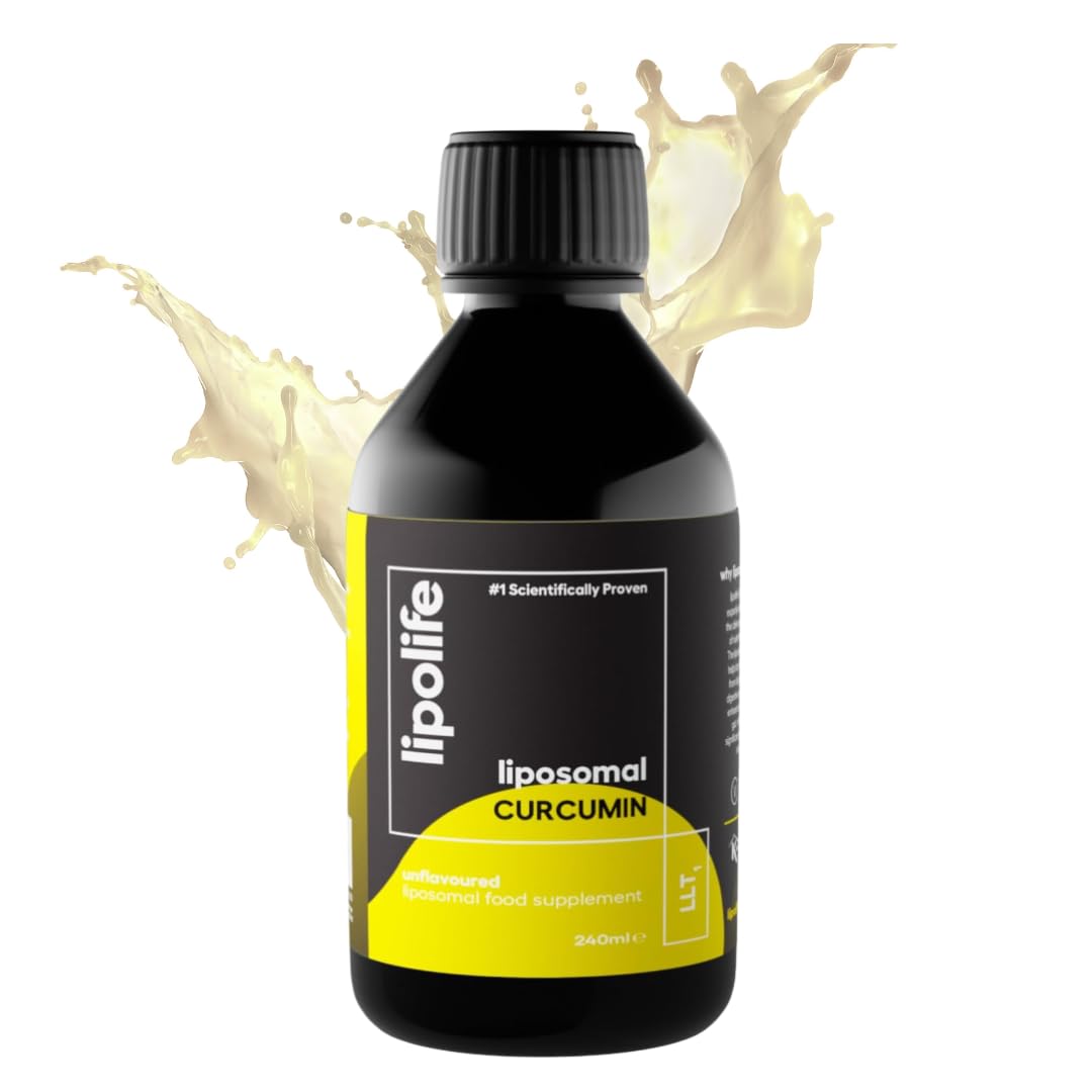 – liposomal Curcumin C3 Complex (95% curcuminoids) | Highly Bioavailable | High Strength | Extract derived from The Curcuma Longa (Turmeric) | 240ml/48 Servings LLT1