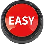 MyMealivos Easy Buzzer Button Toy - Gag Gifts, Game Addition, Stocking Stuffer (Easy)