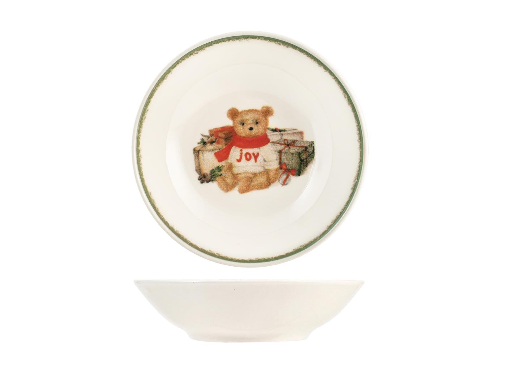 H&h servizio tavola natalizio 18 pezzi teddy bear