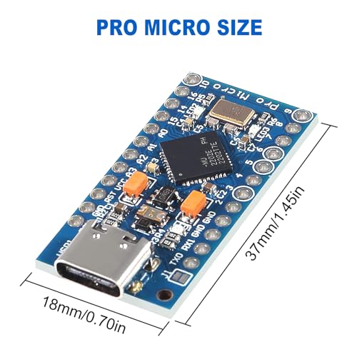 Pro Micro 5V/16MHz avec puce 32U4 et port Type-C pour une programmation stable - 7